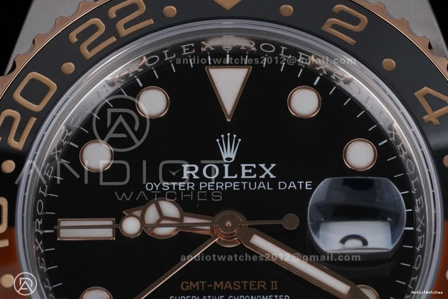 FastDry V 126711 Master RG Best CHNR II GMT on SH3285 855 New SS SS Edition 1:1 Bracelet ARF 904L 0520